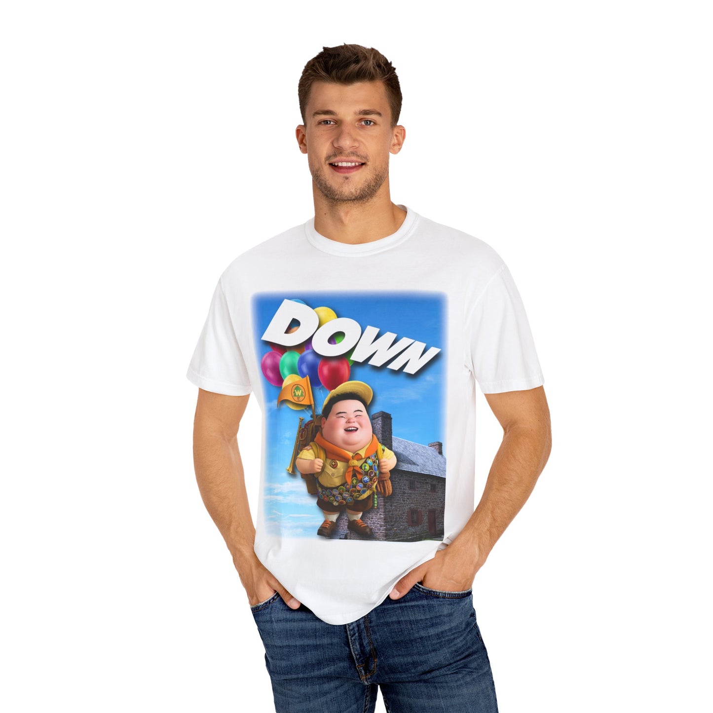 down