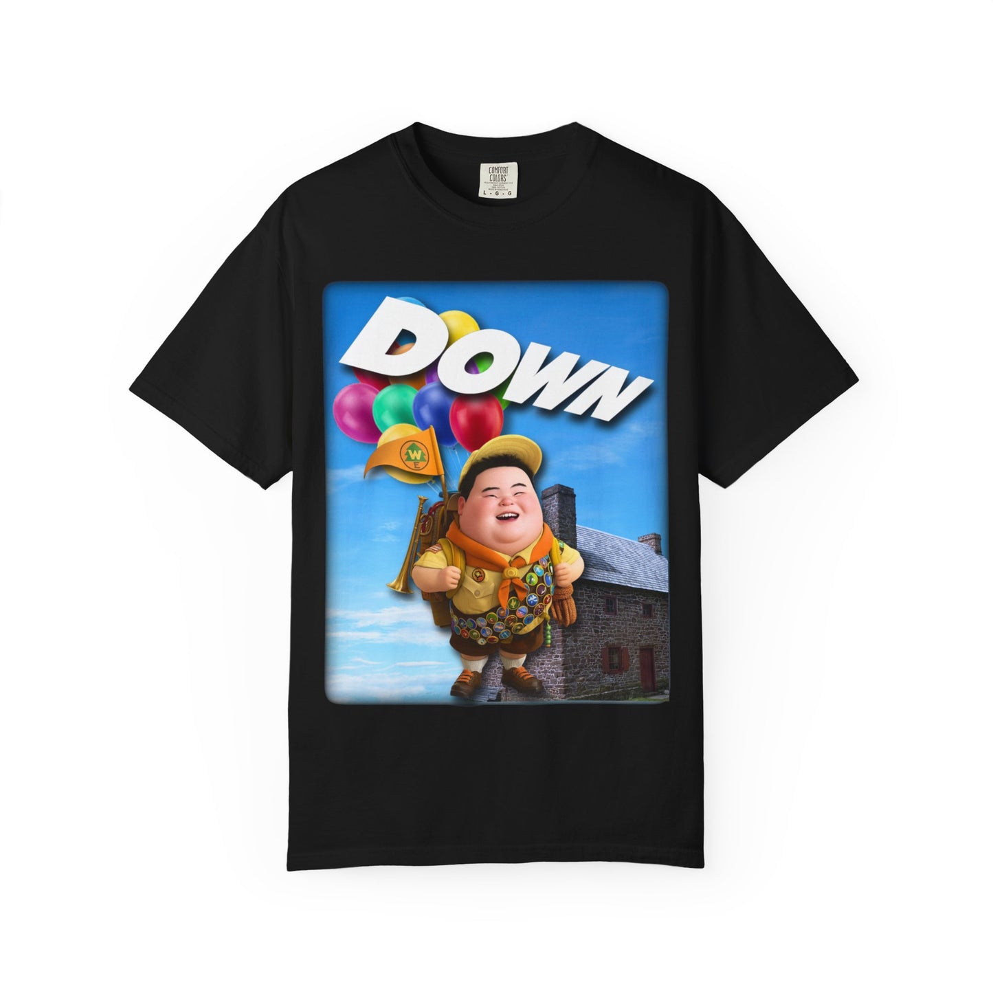 down