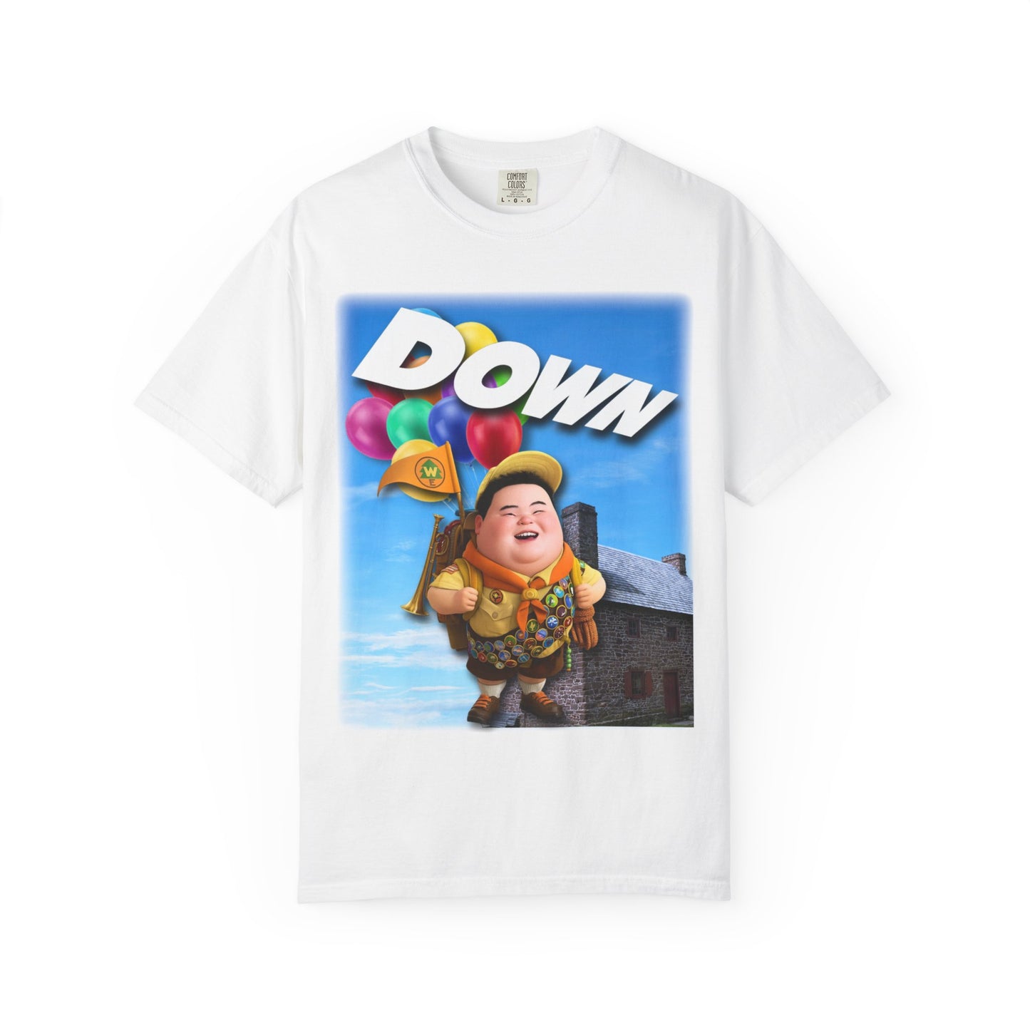 down