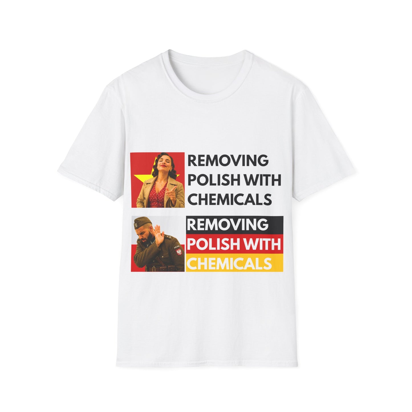 removing polish with chemicals