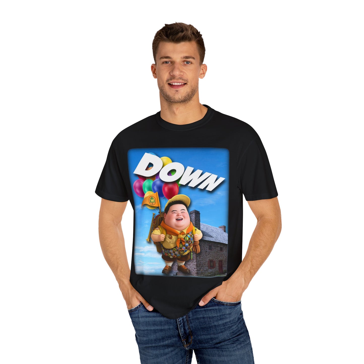 down