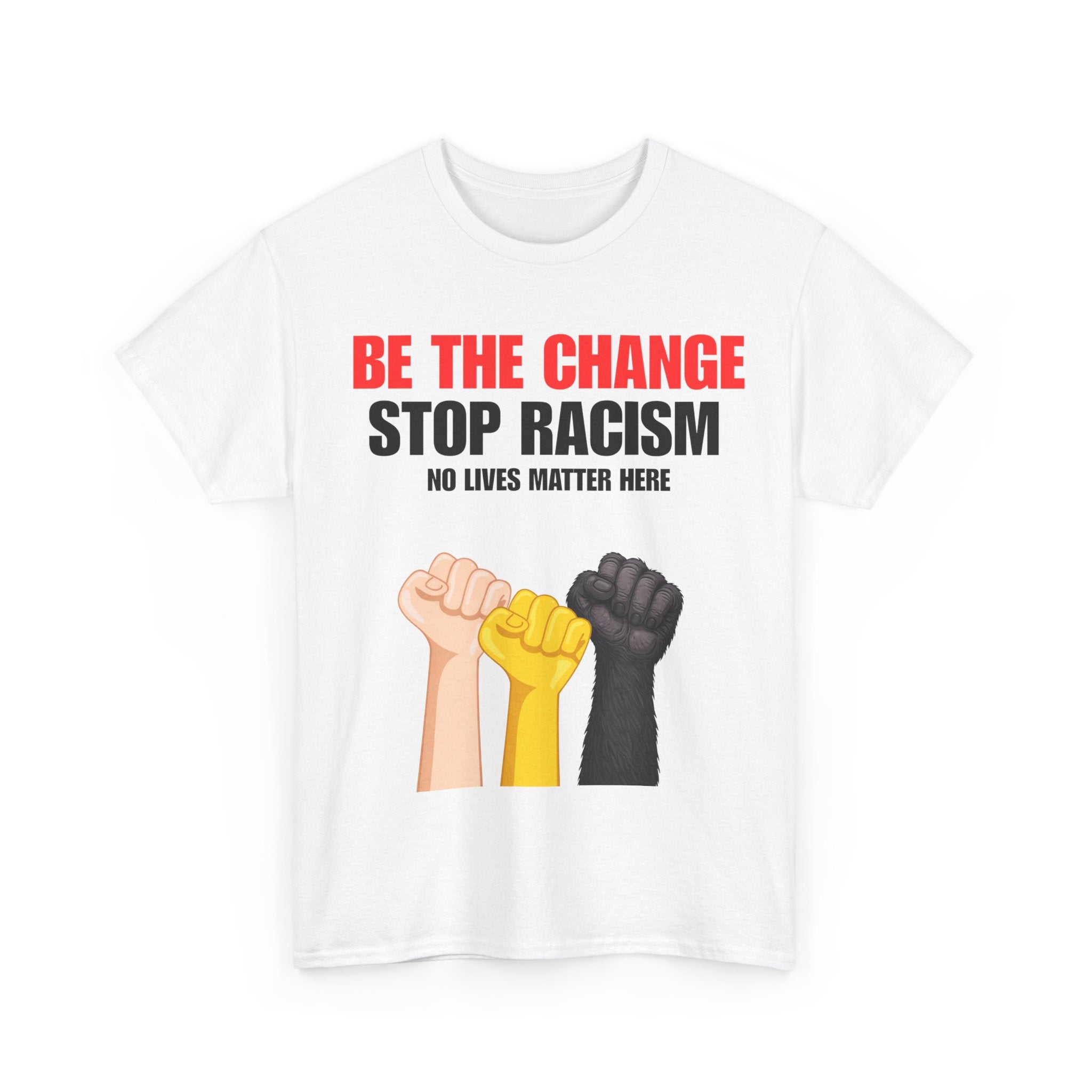 be the change stop racism – PRO MEMER TEES